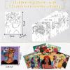 Ctosree 12 Pcs Pre Drawn Canvas for Painting Adults Sip and Paint Party Kit Pre Printed Canvas Bulk for Date Night Bridal Shower Graduation and Art Party Favors(Flower Lady,8 x 10 Inch) view 2