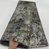 African Brocade Lace Fabric Nigerian Floral Damask Cloth Organza French Tulle Net Dress Tissus Material view 3