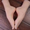 1 Pair Silicone Lifesize Female Mannequin Feet Realistic Silicone Foot Mannequin Display Shoes Display Jewerly Sandal Shoe Sock Display Art Sketch ( Size : Bone ) view 3