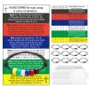 Ferreve 150 Pcs Plan of Salvation Bracelet Kit Includes Gospel Bead Bracelets Prayer Pocket Cards Gospel Tracts Organza Bags for Christian Religious Church Souvenir Faith Gifts view 1