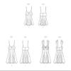 McCall's M8509U5 Misses' Flared Peplum Tops Sewing Pattern Packet, Design Code M8509, Sizes 16-18-20-22-24 view 3