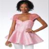 McCall's M8509U5 Misses' Flared Peplum Tops Sewing Pattern Packet, Design Code M8509, Sizes 16-18-20-22-24 view 4