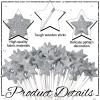 Suzile 60 Pcs Silver Star Floral Picks 8'' Glitter Silver Star Centerpiece Table Decor Sparkly Foam Stem Sticks for Wreath Crafts Wedding Bridal Baby Shower Birthday Stars Arrangement view 3