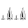 20 Pieces Metal Punk Rivet Leather Rivets Conical Rivet Decorative Studs Conical Screw for Belts Bags Clothes 10 X 20mm view 4