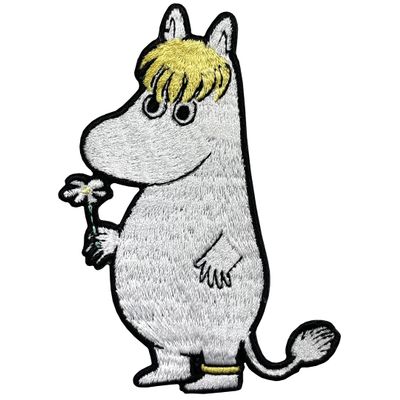 PAWPRINT FAMILY Snorkmaiden Sew on Patch | Official Gifts from Tove Jansson's Stories in Moominvalley, White