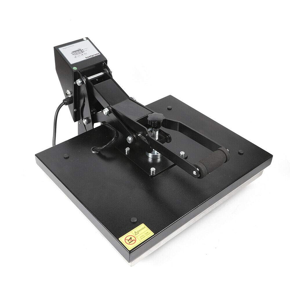 16x20 Heat Press Machine 110V inch Heat Press for t Shirts Manual Heat Press Machine with Adjust Pressure Vertical Version Heat Printing Presses Transfer Machine for T-Shirt Hat Cap Mug Plate