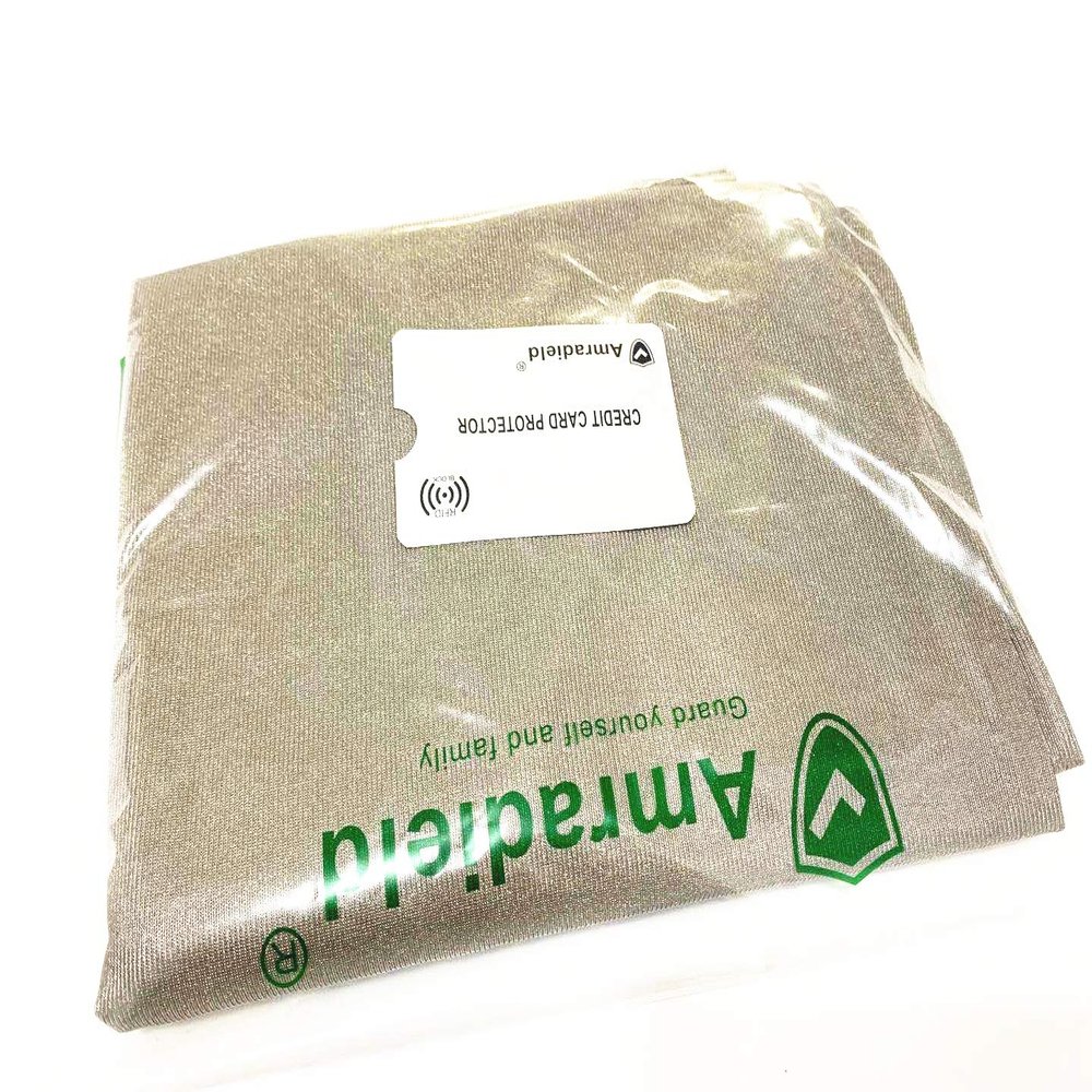 Nano Silver Fiber Fabric EMF Reducing/Microwave RF Singal Shielding/Anti Radiation Conductive Stretch Fabric Soft and Washable Safe to Body Skin (3 Yard pre Cut)
