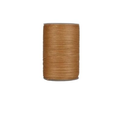 0.35-0.45 -0.55-0.65mm 63colors Polyester Waxed Line Leather Craft Sewing Wax Thread Cord Round Leather Sewing Wax Thread DIY (Color : SJ007 - Ginger, Size : 0.35mm)