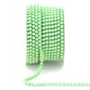 10Y/Roll SS6 SS8 SS12 SS16 Glitter Colorful Sewing Glass Rhinestone Chain Claw Cup Trim for Clothes GN Opal SS8 10Yards view 1