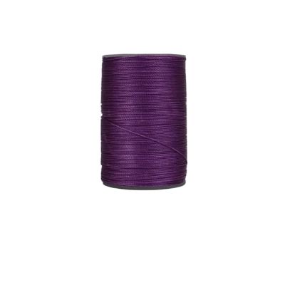0.35-0.45 -0.55-0.65mm 63colors Polyester Waxed Line Leather Craft Sewing Wax Thread Cord Round Leather Sewing Wax Thread DIY (Color : SJ139 - Dark Purple, Size : 0.35mm)
