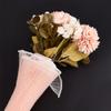 DELORIGIN 3 Pack 4.5 Yards Pink Bouquet Packaging Paper White Pearl Edge Bouquet Wrinkled Translucent Wavy Mesh Flower Wrapping Paper for DIY Crafts Weddings Gift Packaging Florist Supplies view 4