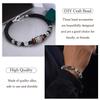 100Pcs Metal Tube Spacer Beads for Jewelry Making Necklace,Silver Large Hole Paracord Beads Bracelets Spacers Charms Loose Beads-5Style*20 view 3