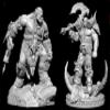 1/32 Ancient Orc Warrior Resin Model Kit Unpainted and Unassembled Figure Resin Model Kit (2-Person) // T5c4P2 view 1