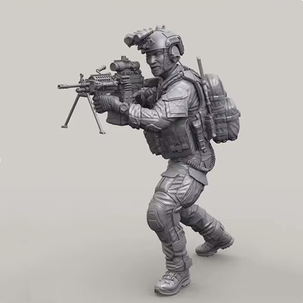 1/16 U.S. Army Commando Soldier Resin Model Kit Unpainted and Unassembled Figure Resin Model Kit //T3c7P5
