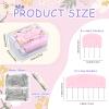 120 Pcs Knit Blocking Combs Pins Kit, 20Pcs Pink Color Knit Blockers Pins Kit, 100 T-pins for Blocking Knitting Crochet, Needlework Projects, Knitting Block Pins Tool for Blocking Mats view 2
