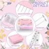 120 Pcs Knit Blocking Combs Pins Kit, 20Pcs Pink Color Knit Blockers Pins Kit, 100 T-pins for Blocking Knitting Crochet, Needlework Projects, Knitting Block Pins Tool for Blocking Mats view 3