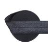 NineTribe Basics Nine Looms Flat Elastic Band for Sewing,1 Inch 25mm, 2 Yards High Elasticity Charcoal Elastic Cord Elastic Rope Knit Elastic Spool for Sewing DIY Crafts (2Y Charcoal) view 1