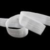 NineTribe Basics Nine Looms Picot Loop Elastic Band for Sewing 2 Yard 1"" 25mm Ribbing White Roll Spool Decorative Frilly Lace Stretchy Ribbon for Lingerie Underwear Sewing Trim (2Y Ribbing White) view 4
