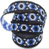 11 Yards Spool 0.78" Wide Blue White Black Mosaic Jacquard Ribbon Embroidered Bordure Fabric Trim for Embellishment Craft Home Decor 20279 V2 view 2