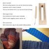2Pcs Wooden Knitting Loom Set, Scarf Knitting Loom Kit Rectangle Knitting Looms Knitting Loom Set with Hook Needle Kit for Hat Scarf Shawl Sweater Sock view 2