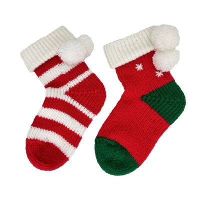 FGDTREE Christmas Crochet Kits Include Round Knitting Tool Crochet Yarn Crochet Hook and Needle for Weaving Christmas Stocking Christmas Stocking Kits for Kids Beginners