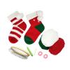 FGDTREE Christmas Crochet Kits Include Round Knitting Tool Crochet Yarn Crochet Hook and Needle for Weaving Christmas Stocking Christmas Stocking Kits for Kids Beginners view 2