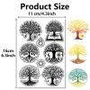 CRASPIRE Tree of Life Clear Stamps Book Sun Moon Reusable Transparent Silicone Stamp Seals Postmark for Journaling Card Making Decor DIY Scrapbooking Film Frame Photo Album Decorative view 2