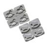 4X Chocolate Candy Sugar Craft Rocking Horse Gum Mold Cake Decorating Tools Family Art Silicone Soap Mold Rocking Horse Molds Silicone view 4