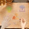 CRASPIRE Tree of Life Clear Stamps Sun Moon Book Reusable Transparent Silicone Stamp Seals Postmark for Journaling Card Making Decor DIY Scrapbooking Film Frame Photo Album Decorative view 4