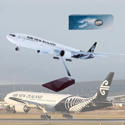 Airplane Model 18.5" 1: 130 Scale Model Jet Models Airplane New Zealand B777-300 Plane Model Diecast Collectibles Resin Aircraft Model for Collection Or Gift