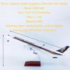 Airplane Model 18.5" 1: 130 Scale Model Jet Models Airplane New Zealand B777-300 Plane Model Diecast Collectibles Resin Aircraft Model for Collection Or Gift view 3