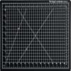 Dahle Vantage 10791 Double-Sided Premium Self-Healing Cutting Mat, 12"x18", 1/2" Grid, 5 Layers for Max Healing, Perfect for Crafts & Sewing, Black view 1