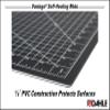 Dahle Vantage 10791 Double-Sided Premium Self-Healing Cutting Mat, 12"x18", 1/2" Grid, 5 Layers for Max Healing, Perfect for Crafts & Sewing, Black view 4