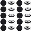 GORGECRAFT 1 Box 20Pcs Black Velvet Buttons 1.1"(28mm) Round Fabric Covered Velvet Cloth Tuxedo Button with Iron Shank for Sewing Jacket Suit Dress Gowns Blouse Clothes Garment Crafts view 1