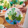 Wonafa DIY Wool Needle Felt Starter Kit, Beginner Needle Felt Kit with Wool Felt Bag, Felts Needles, Photo Frame, Foam Mat, Felts Cloth and Instructions for Home Decor, Art Crafts (Style 5) view 4