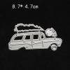 Car Die Cuts for Card Making, Pine Leaves Metal Cutting Dies for Paper Scrapbooking, DIY Stencils for Album Party Wedding Festivals Decoration view 2