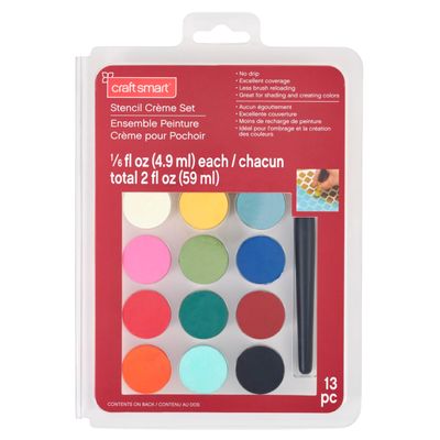 Craft Smart 13ct Stencil Crme Set