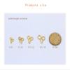 200p 8/10/12/13mm Eye Eye Peg Bail Top Pins Eyepins Clasps Hook Eyelets Screw Threaded Gold Silver Bronze Jewelry Findings (Color : Gold, Size : 200pcs12mm) view 3