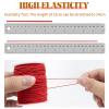 LEREATI Elastic String for Bracelets 328 Feet 1.2mm Elastic Cord for Jewelry Making Stretchy Bracelet String for Bracelet Making, Necklaces, Beading and DIY Crafts (Black) view 4