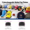 UOKRR Hat Press, Hat Press Heat Machine for Caps, Hat Heat Press with 2 Platens and HTV Iron On for Vinyl, Sublimation, Heat Transfer (Pink) view 4