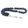 ALBASHAN Tasbih men lava stone with black agate turkish style muslim prayer beads bracelet Ramadan Eid gift islamic misbaha men rosary (8mm x 45beads) view 1