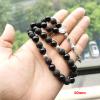 ALBASHAN Tasbih men lava stone with black agate turkish style muslim prayer beads bracelet Ramadan Eid gift islamic misbaha men rosary (8mm x 45beads) view 2