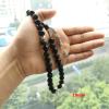 ALBASHAN Tasbih men lava stone with black agate turkish style muslim prayer beads bracelet Ramadan Eid gift islamic misbaha men rosary (8mm x 45beads) view 3