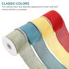 uxcell Burlap Wired Ribbon 2-1/2 Inch x 10 Yard, Wired Edge Ribbon for Craft Gift Wrapping Wreath Christmas Tree Decoration,Dark Red view 4