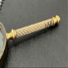 5X Handheld Magnifying Glass Lens, Antique Brass Magnifier, Fine Print Reading, Inspection, Coin & Stamp, Astrologer, Science, Low Sight Elderly, with Wooden Handle, Collectible Dcor Gift view 4