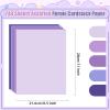 MixTeach 240 Sheets Assorted Purple Cardstock Paper 8.5 x 11" Medium Thick Card Stock 180gsm/65lb Printable Kraft Paper for Scrapbooking, Card Making, Invitations, DIY Art Craft Supplies view 2