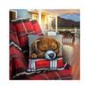 Collection D'Art CDA Stamped Cross Stitch Craft Kits Cushion Puppy 5482, 40x40cm/15.7X 15.7, DIY view 4