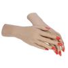 Daofolnt 1 Pair Realistic Life Size Silicone Female Hand Model Fake Hand for Jewelry Display Art Sketch with SkeletonFingers Can Be Bent (S1) (Size : Silicone) view 1