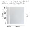 Vienrose Photo Album Self Adhesive Scrapbook Refill Pages for Vienrose11x10.6 inch Photo Album view 2