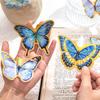 48 Pcs Large Vintage Hot Stamping Butterfly Stickers - Self Adhesive Hardcard Butterfly Stickers for Journaling,Scrapbook,Arts Supplies view 1